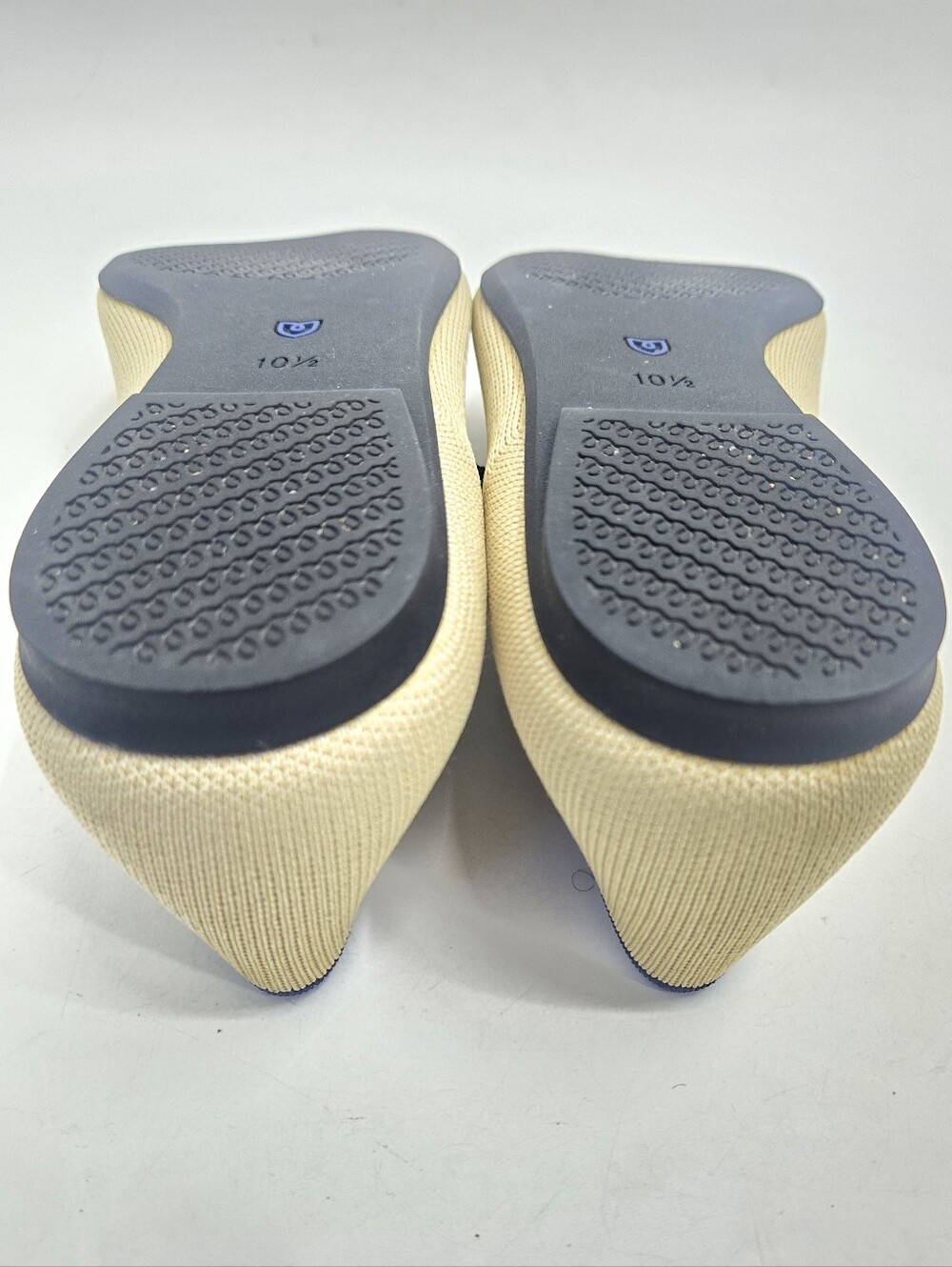 Rothy's Mary Jane II Flats Sandstone Black Trim 10.5 - Picture 11 of 15